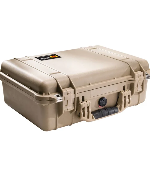 Pelican Protector Case with Foam 1500 WL/WF – Desert Tan