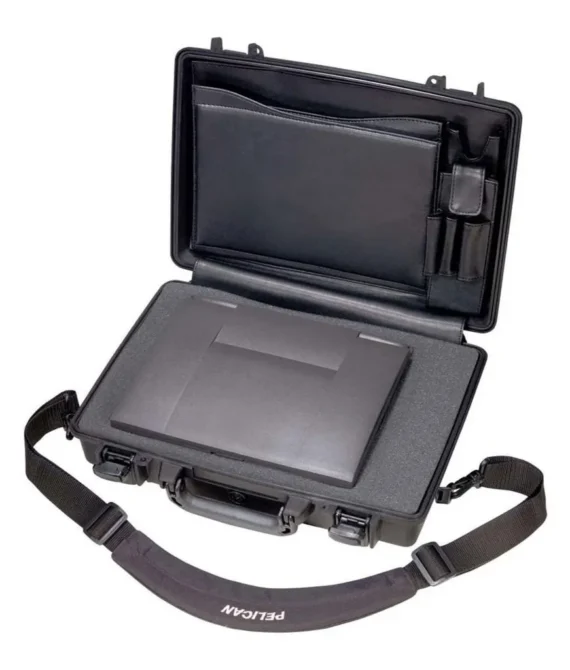 Pelican Computer Watertight Hard Case 1495CC 2 WL/Lid-Organizer & Foam – Black