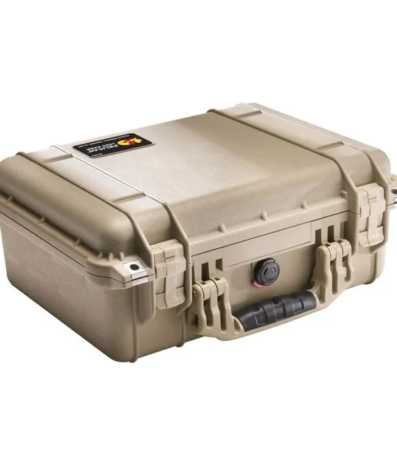 Pelican Case without Foam 1450NF WL/NF – Desert Tan