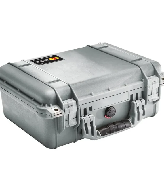 Pelican Case with Foam 1450 WL/WF – Silver