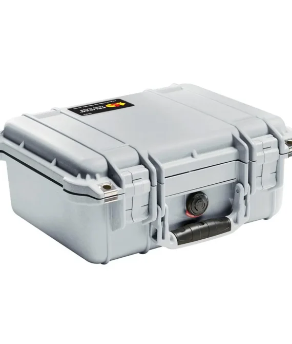 Pelican Case with Foam 1400 WL/WF – Silver