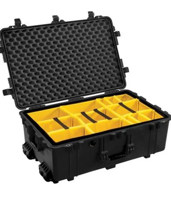 Pelican Protector Case with Divider 1654 WL/WD – Black