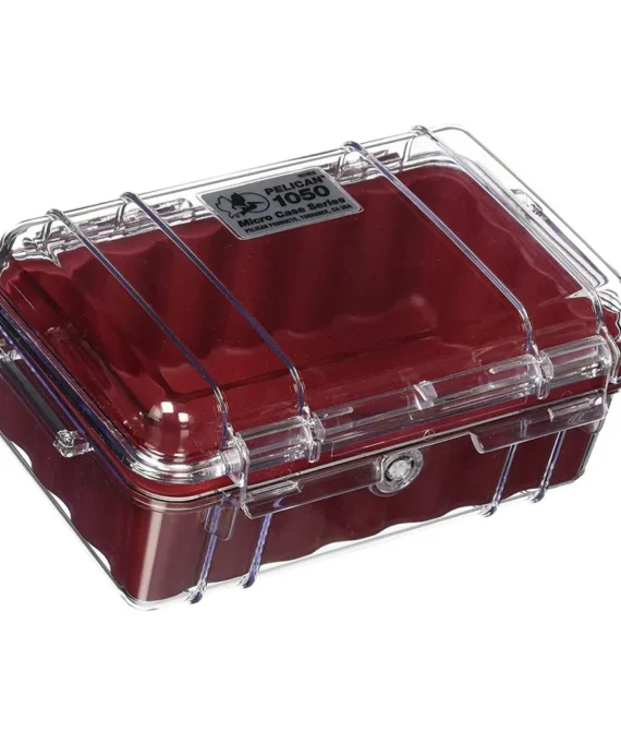 Pelican Micro Case 1050 WL/WI – Red Clear