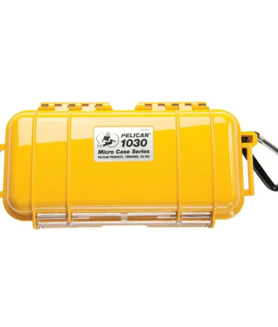 Pelican Micro Case 1030 WL/WI – BK Yellow