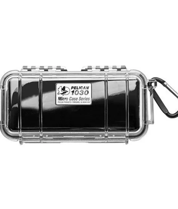 Pelican Micro Case 1030 WL/WI – BK Clear Black