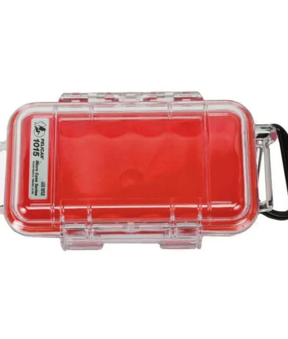 Pelican Micro Case 1015 WL/WI – Red Clear