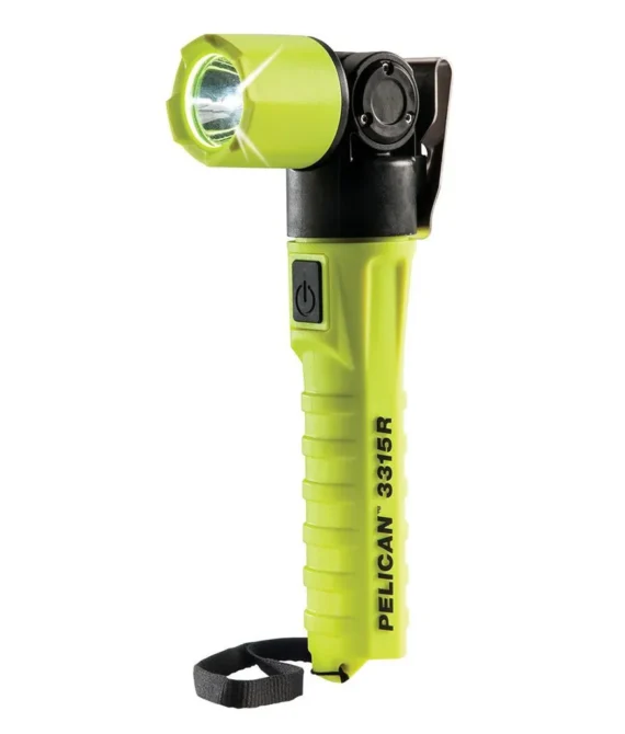 Pelican LED + Right Angle Flashlight 3315R-RA Li-ion – Yellow